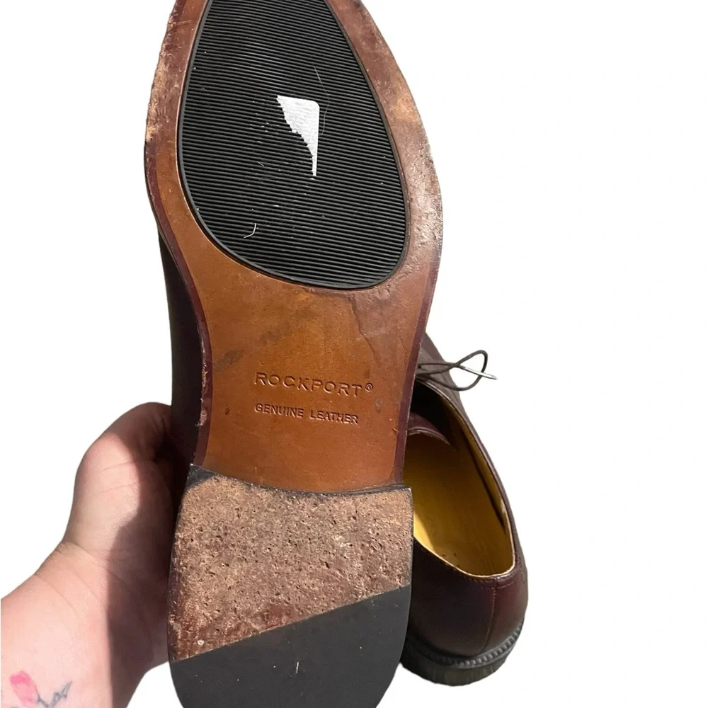 Rockport Men’s‎ Oxford Dress Shoe, Size 10W, GUC